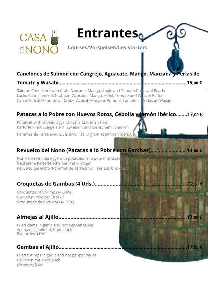 Carta de  en Totana