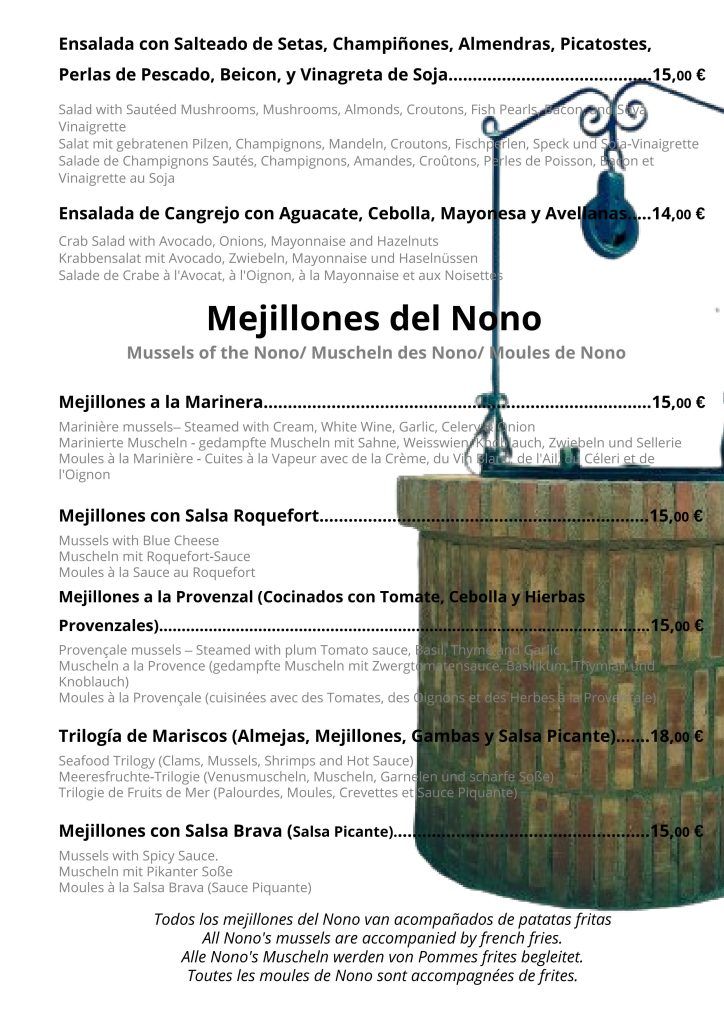 Carta de  en Totana