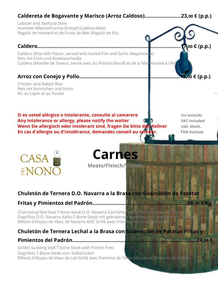 Carta de  en Totana