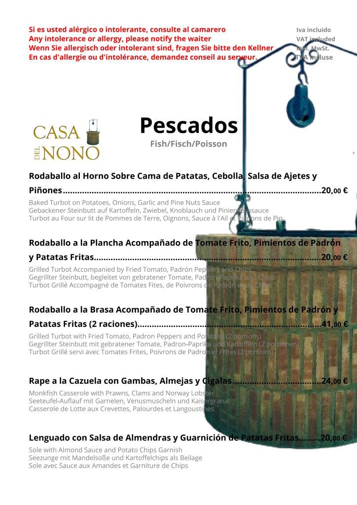 Carta de  en Totana